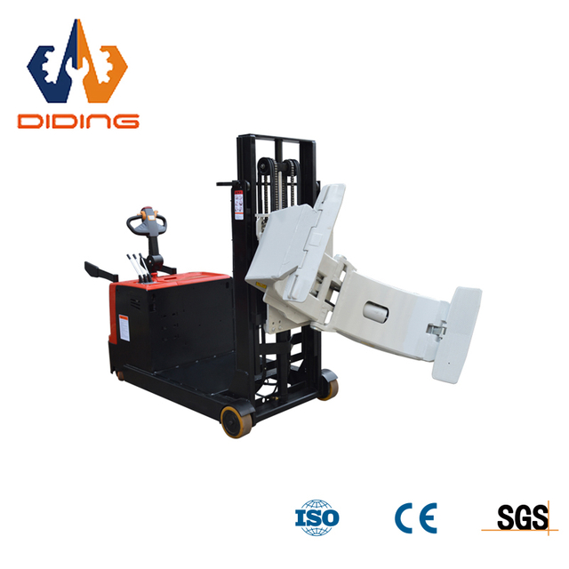 Walkie Type Counterbalance Stacker dengan penjepit kertas 